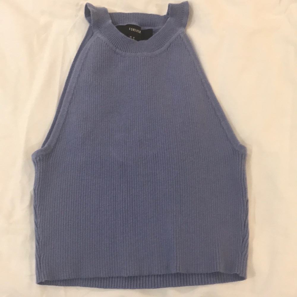 Purple crop top